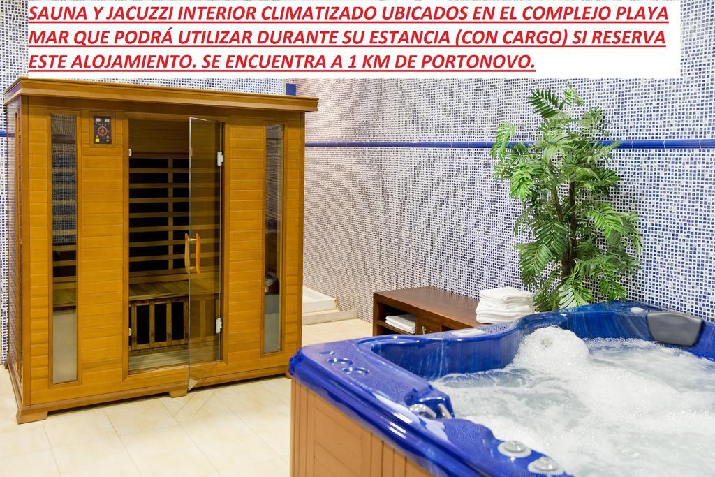 Apartamento Playa Mar Portonovo Centro. Sanxenxo Luaran gambar