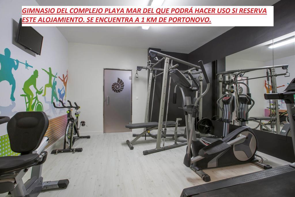 Apartamento Playa Mar Portonovo Centro. Sanxenxo Luaran gambar