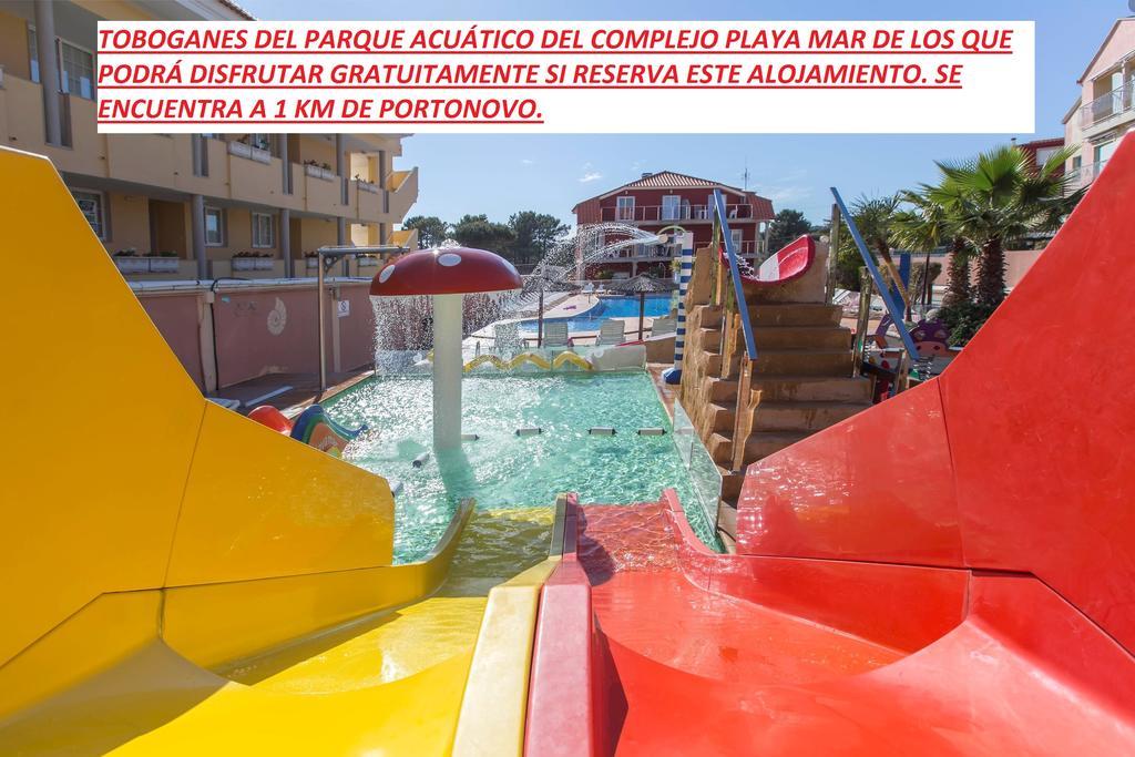Apartamento Playa Mar Portonovo Centro. Sanxenxo Luaran gambar
