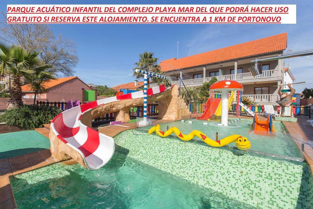 Apartamento Playa Mar Portonovo Centro. Sanxenxo Luaran gambar