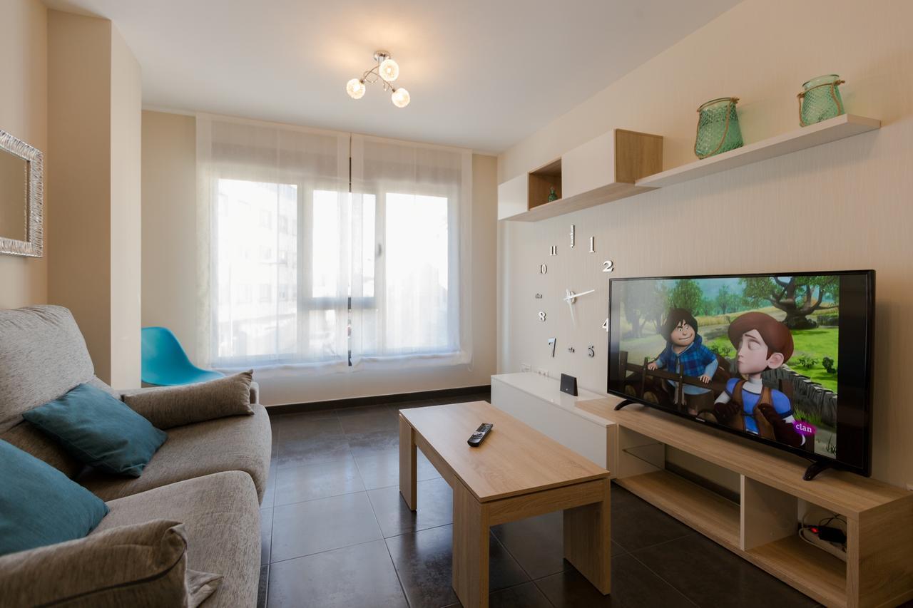 Apartamento Playa Mar Portonovo Centro. Sanxenxo Luaran gambar